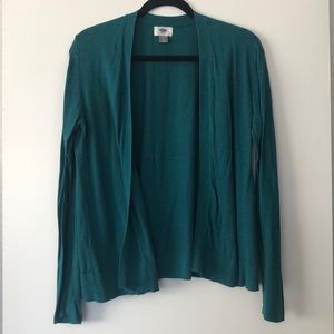 Teal Old Navy cardigan